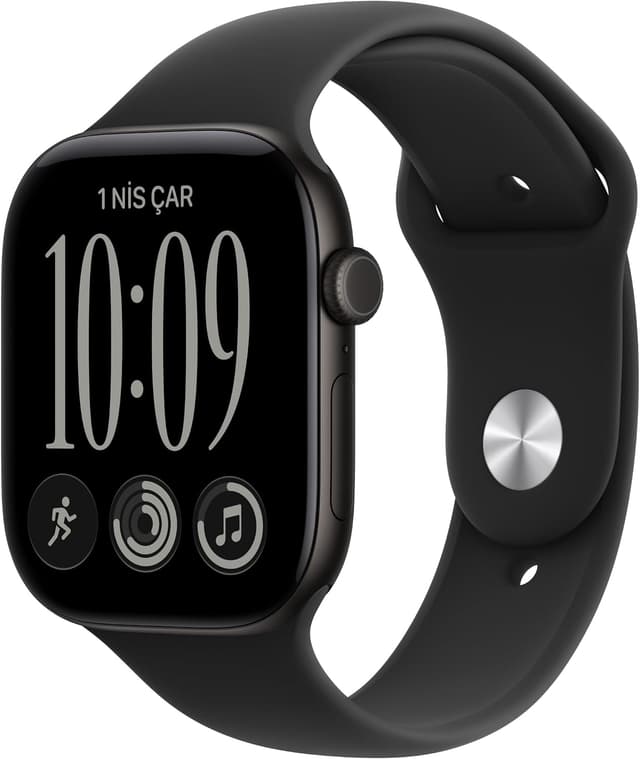 ساعت هوشمند Apple Watch Series 12 GPS با بدنه آلومینیومی مشکی 46 mm ساعت هوشمند Apple Watch Series 12 GPS با بدنه آلومینیومی مشکی 46 mm