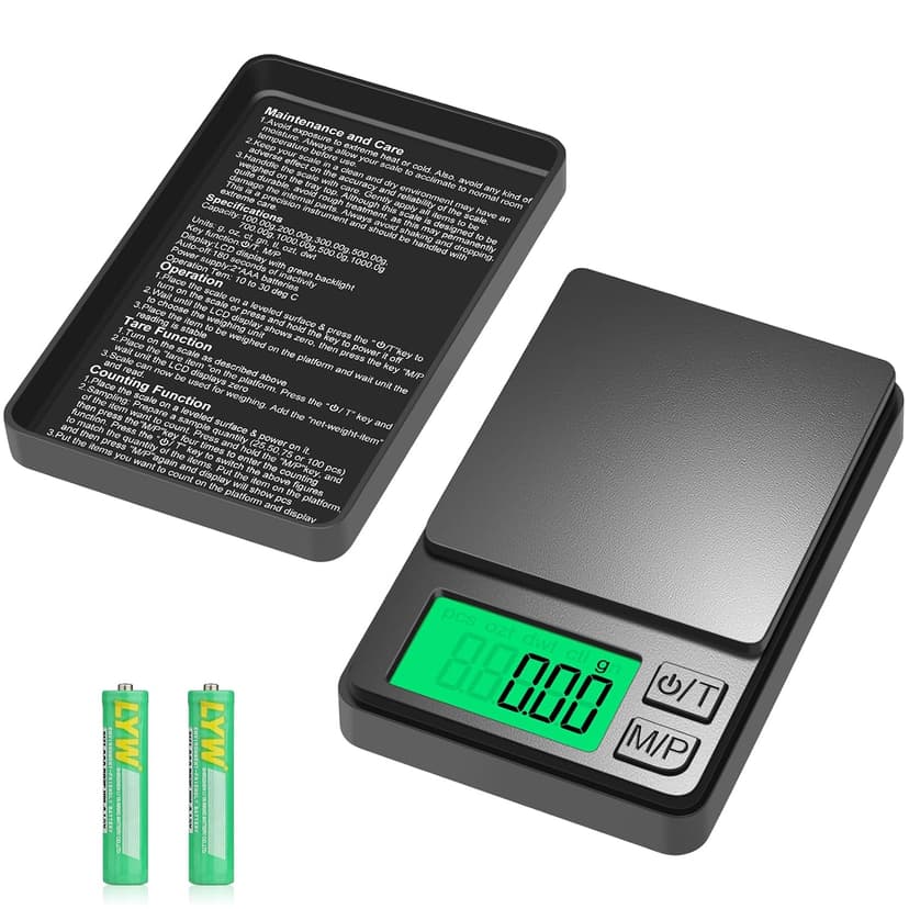 ترازو جیبی دیجیتال Diyife با کاور محافظ 1000g x 0.01g ترازو جیبی دیجیتال Diyife با کاور محافظ 1000g x 0.01g