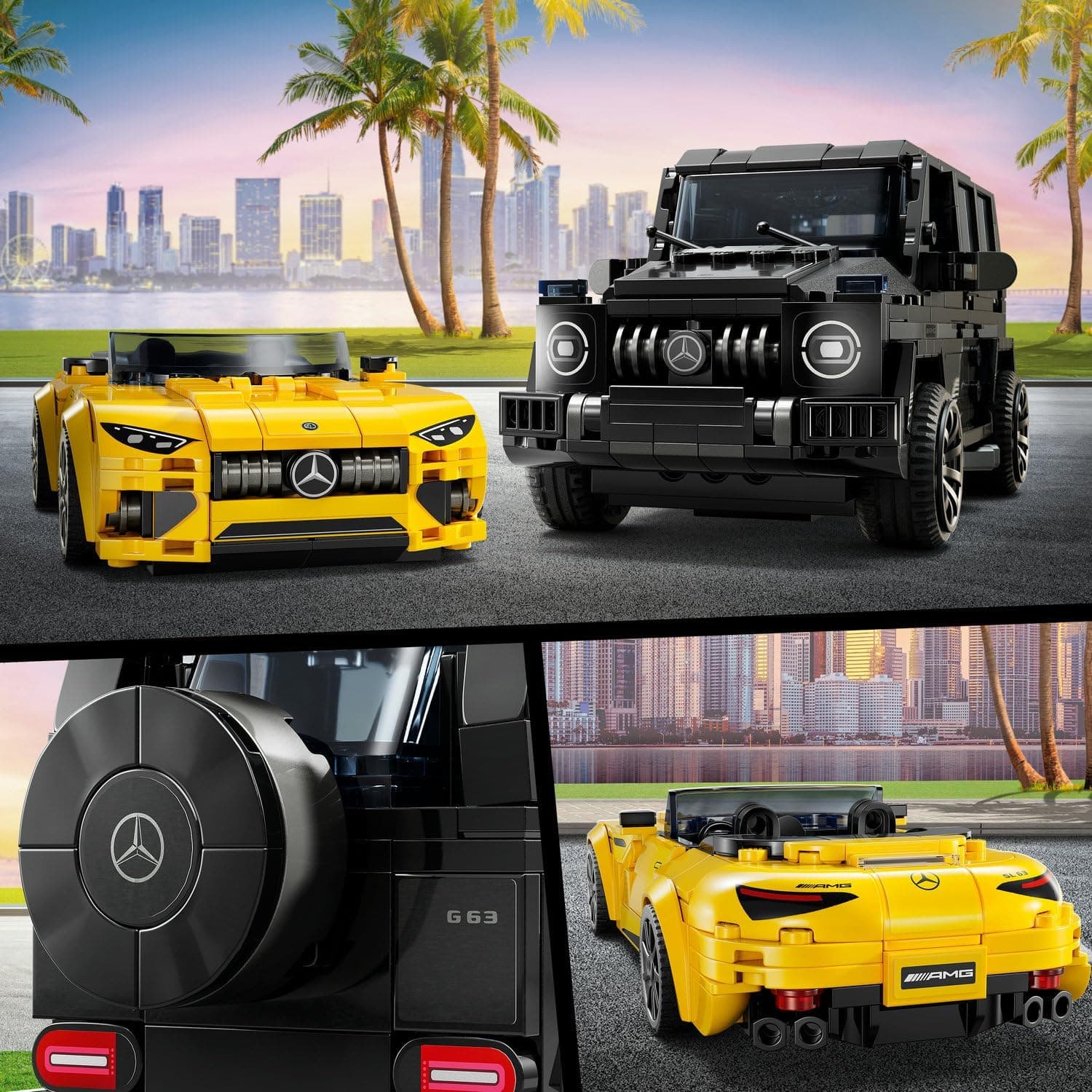 لگو Speed Champions مدل Mercedes-AMG G 63 و Mercedes-AMG SL 63 مدل 76924 لگو Speed Champions مدل Mercedes-AMG G 63 و Mercedes-AMG SL 63 مدل 76924