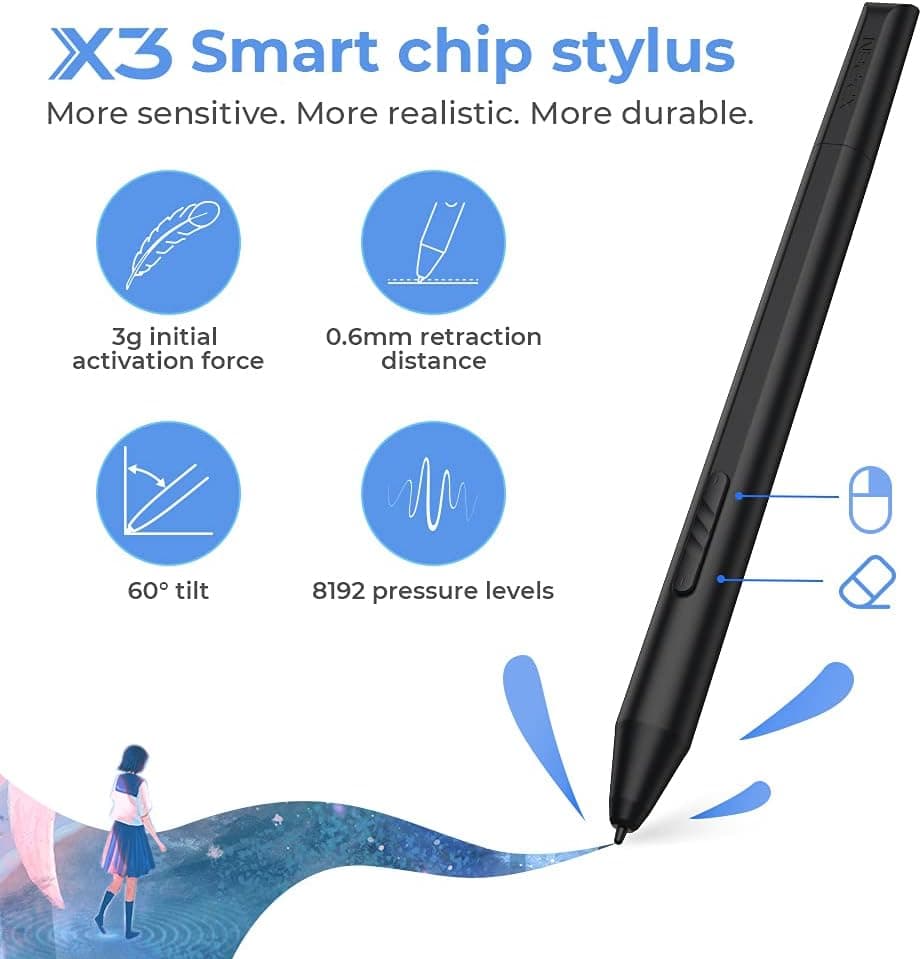 تبلت گرافیکی نمایشگردار XP-Pen سیاه مدل Artist 12 نسل دوم تبلت گرافیکی نمایشگردار XP-Pen سیاه مدل Artist 12 نسل دوم