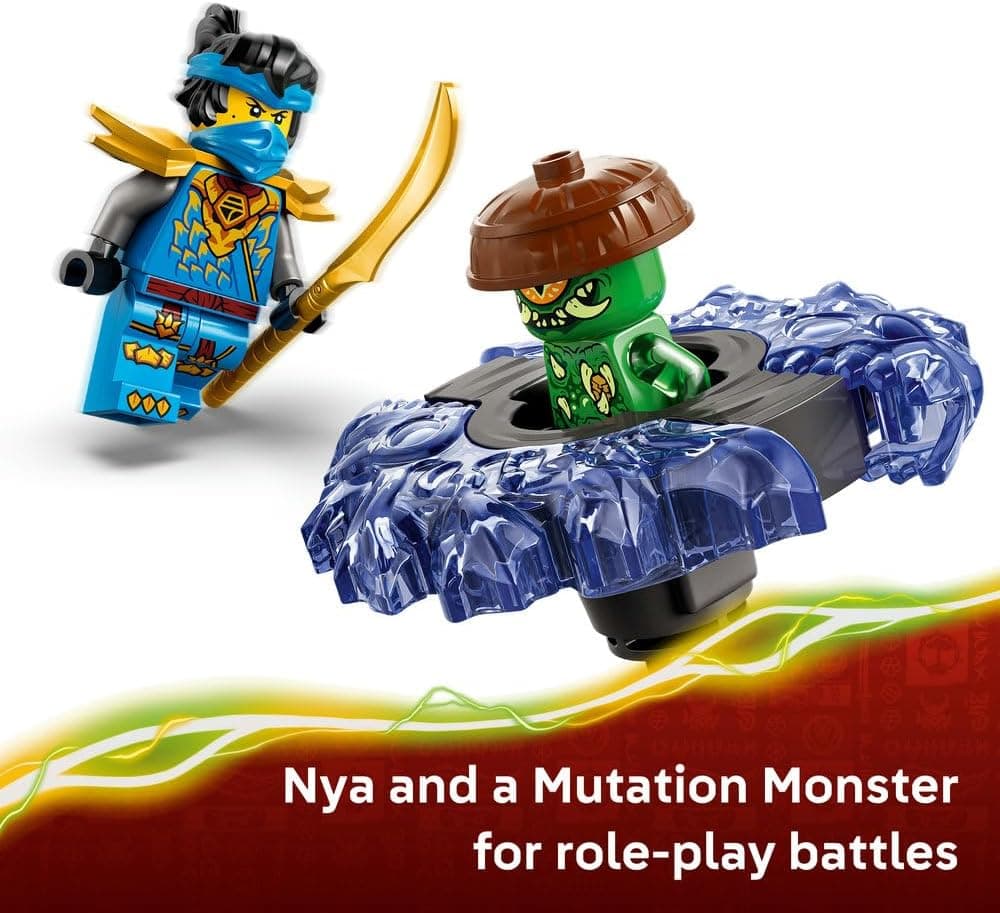 لگو NINJAGO ست اسباببازی مدل Nya vs. Mutation Monster Spinner 71849 لگو NINJAGO ست اسباببازی مدل Nya vs. Mutation Monster Spinner 71849