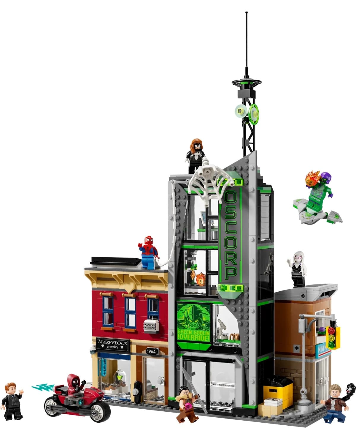 لگو Marvel مرد عنکبوتی علیه Oscorp 808 قطعه مدل 76324 لگو Marvel مرد عنکبوتی علیه Oscorp 808 قطعه مدل 76324