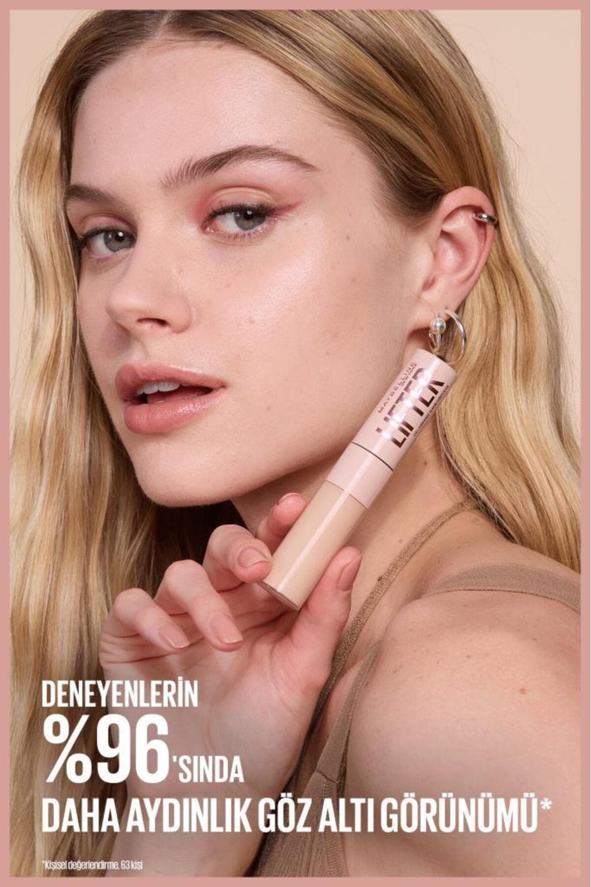 کانسیلر Maybelline New York حاوی کافئین و پپتید، مرطوبکننده و روشنکننده مدل 05 کانسیلر Maybelline New York حاوی کافئین و پپتید، مرطوبکننده و روشنکننده مدل 05