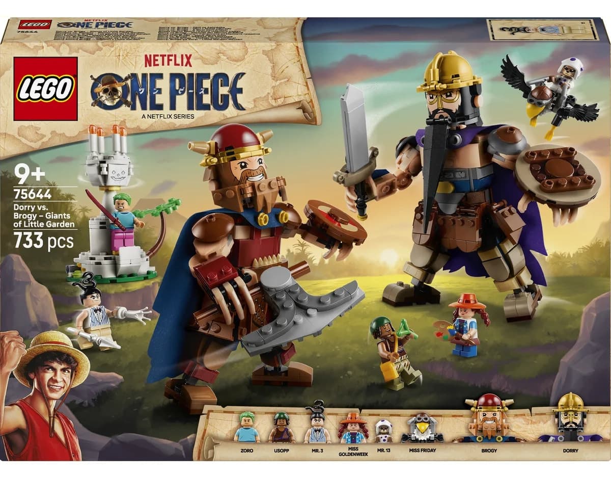 لگو ONE PIECE Dorry vs. Brogy Little Garden مدل 75644 با 733P لگو ONE PIECE Dorry vs. Brogy Little Garden مدل 75644 با 733P