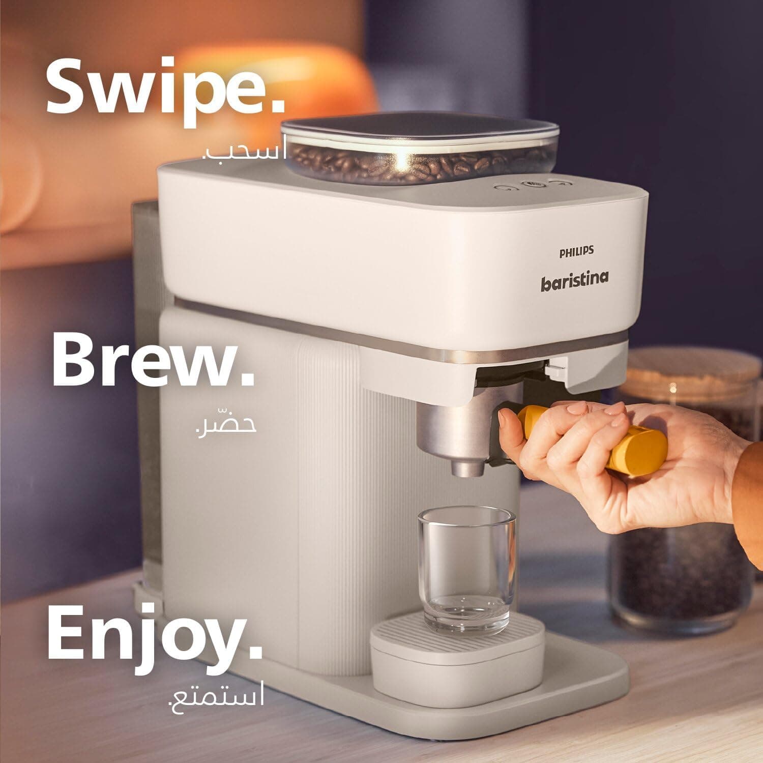 دستگاه قهوهساز PHILIPS با فشار 16 Bar، محفظه دانه قهوه 170g و مخزن آب 1.2L دستگاه قهوهساز PHILIPS با فشار 16 Bar، محفظه دانه قهوه 170g و مخزن آب 1.2L