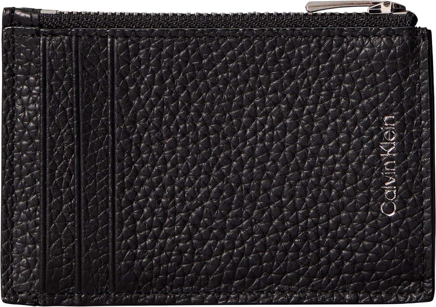 کارتخوار مردانه Calvin Klein با زیپ مشکی FOIL EMBOSS N/S OS کارتخوار مردانه Calvin Klein با زیپ مشکی FOIL EMBOSS N/S OS