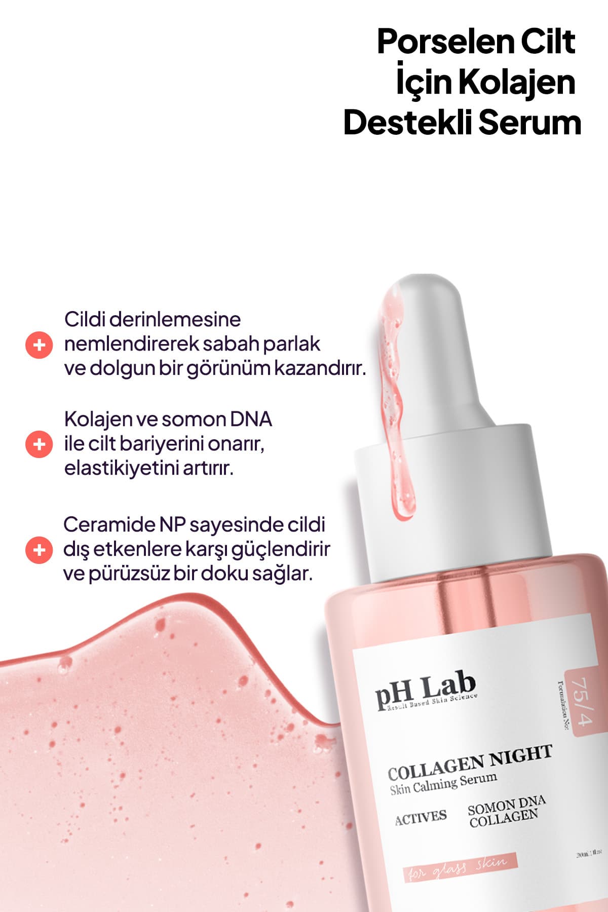 سرم شب صورت Ph Lab با کلاژن Phlab Collagen Night Serum سرم شب صورت Ph Lab با کلاژن Phlab Collagen Night Serum