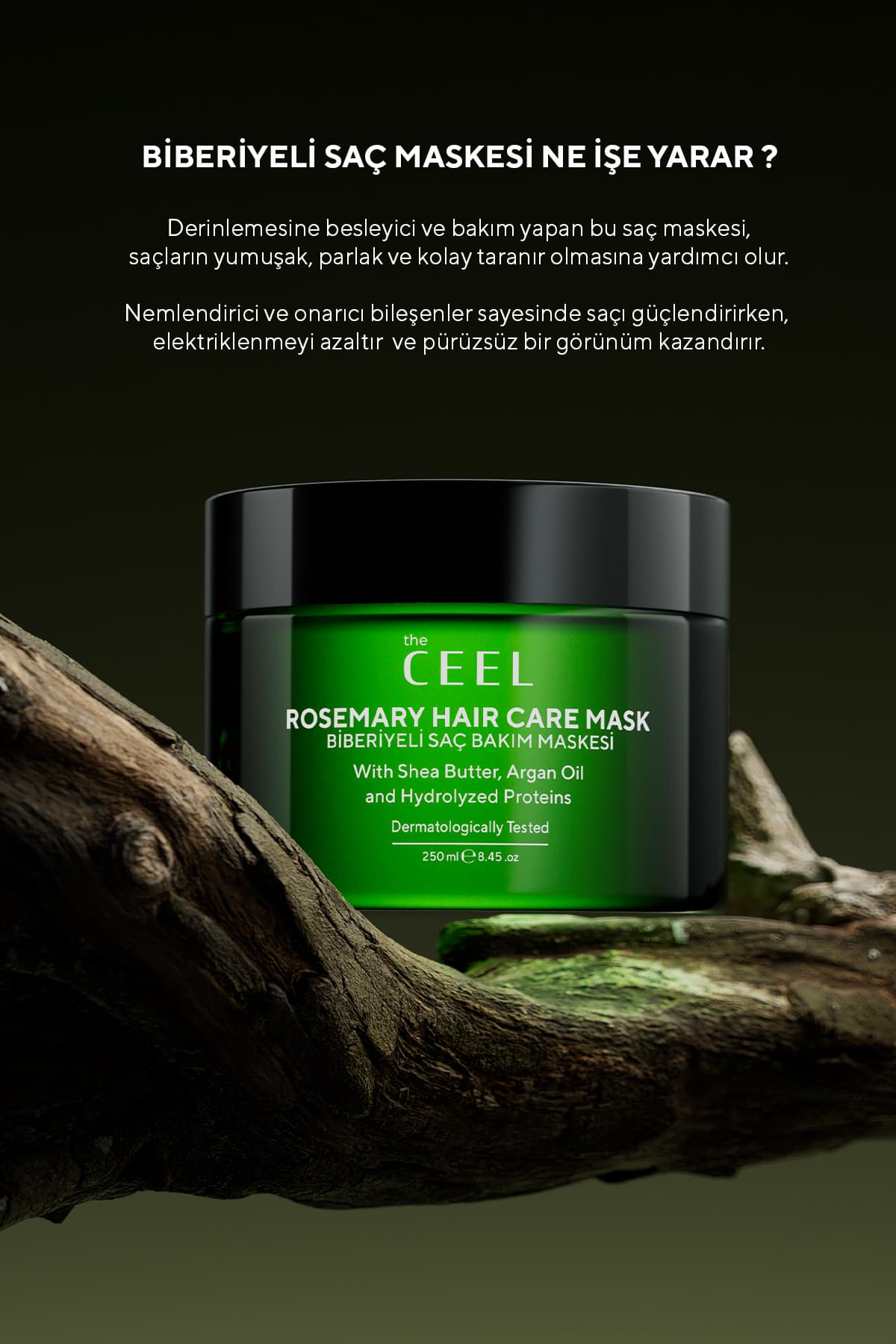ماسک مراقبت از مو The Ceel حاوی فلفل، کره شی، روغن آرگان و پروتئین هیدرولیزشده 250 ML ماسک مراقبت از مو The Ceel حاوی فلفل، کره شی، روغن آرگان و پروتئین هیدرولیزشده 250 ML