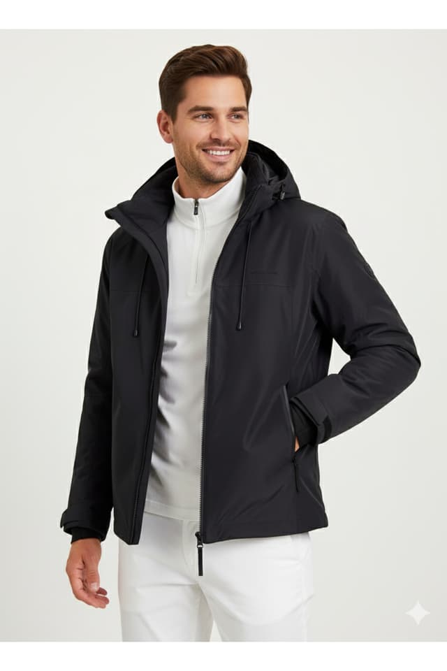 مونت مردانه Jack & Jones پفی ضدآب و ضدسرما مشکی مونت مردانه Jack & Jones پفی ضدآب و ضدسرما مشکی