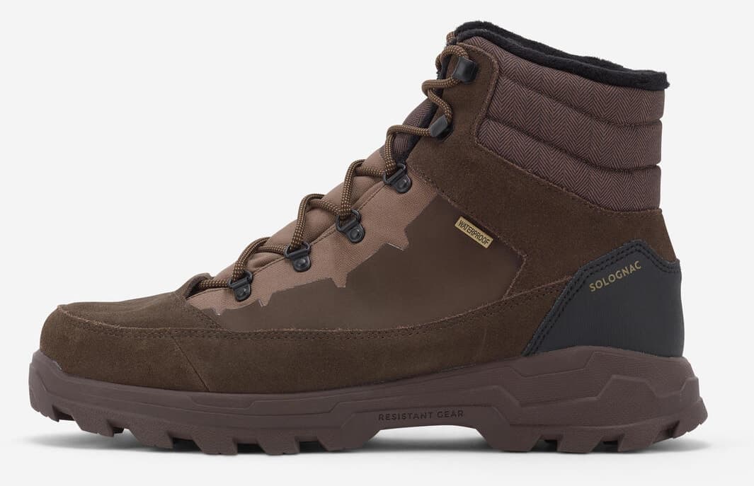 بوت شکاری مردانه Decathlon Solognac ضدآب قهوهای مدل Crosshunt 140 بوت شکاری مردانه Decathlon Solognac ضدآب قهوهای مدل Crosshunt 140