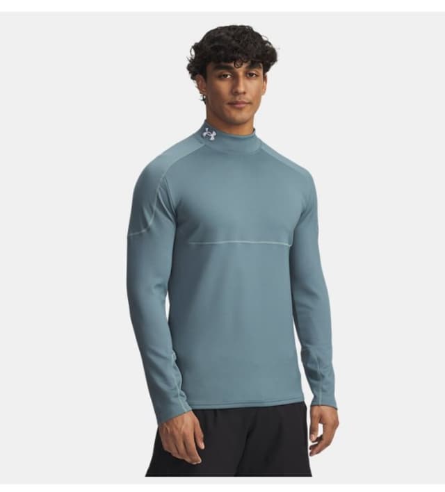 تیشرت مردانه آستین بلند Under Armour UA Cold Weather Grid Mock مدل 6007127-587 تیشرت مردانه آستین بلند Under Armour UA Cold Weather Grid Mock مدل 6007127-587