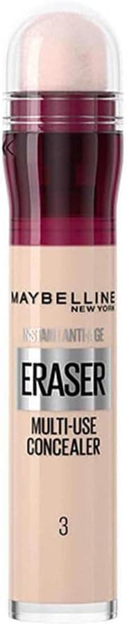 کانسیلر MAYBELLINE برای پوشاندن تیرگی دور چشم مدل Instant Anti Age Eraser، رنگ 03 Fair، 6.8 ml کانسیلر MAYBELLINE برای پوشاندن تیرگی دور چشم مدل Instant Anti Age Eraser، رنگ 03 Fair، 6.8 ml