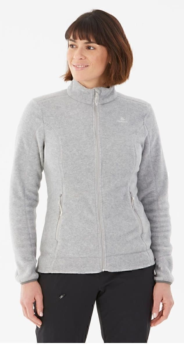 پولار زنانه Decathlon اوتدور خاکستری مدل MH120 پولار زنانه Decathlon اوتدور خاکستری مدل MH120