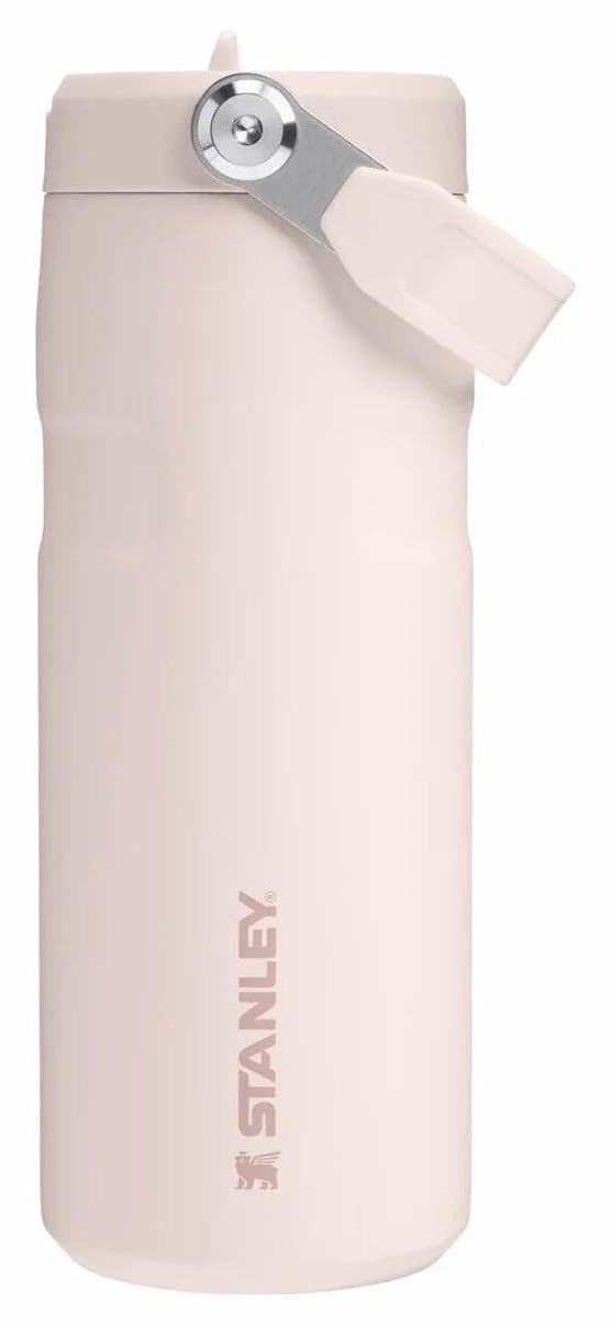 قمقمه نیدار Stanley IceFlow™ Flip Straw 2.0 صورتی 0,47L/16Oz مدل 10-12110-119 قمقمه نیدار Stanley IceFlow™ Flip Straw 2.0 صورتی 0,47L/16Oz مدل 10-12110-119