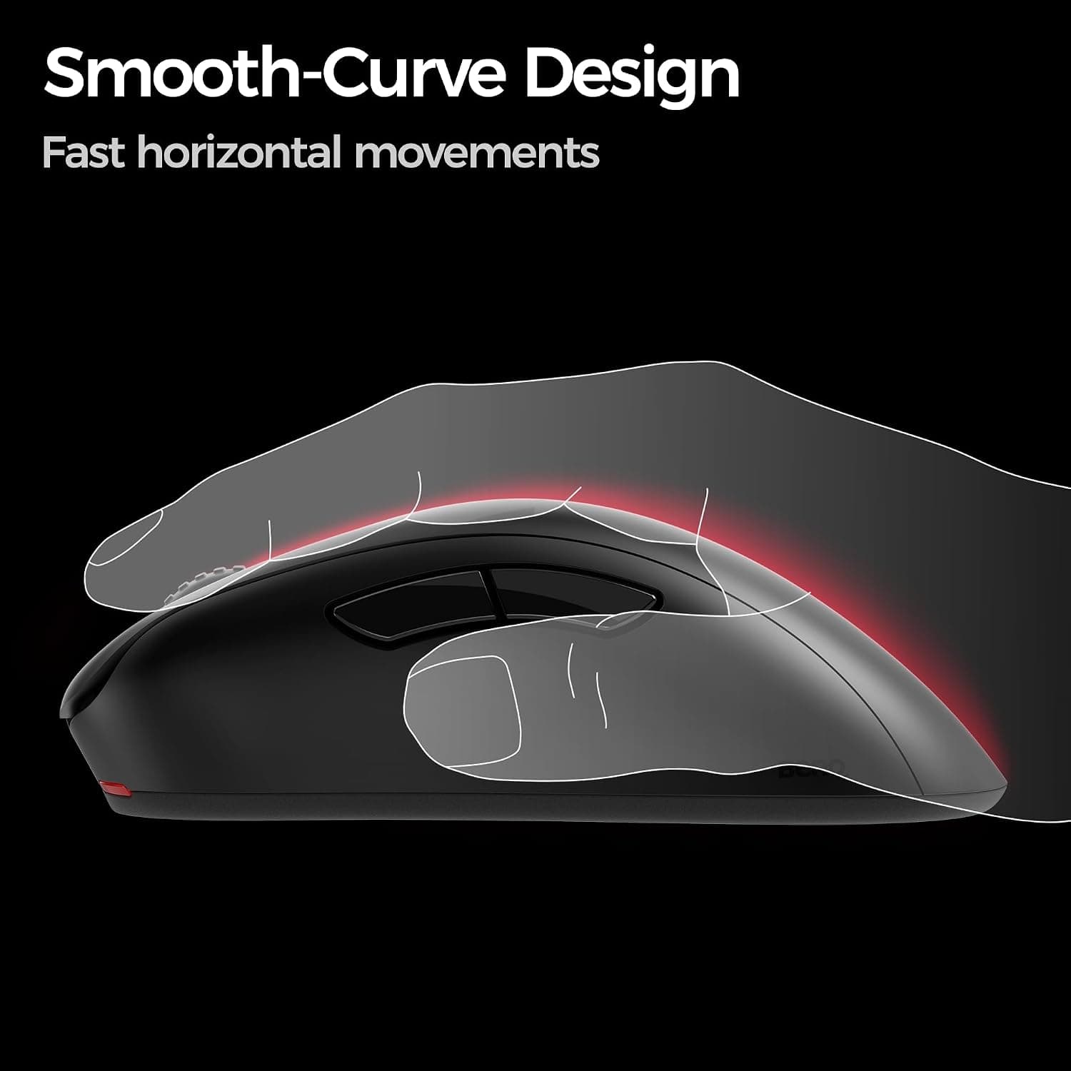 ماوس گیمینگ بیسیم راستدست BenQ ZOWIE سایز متوسط 4K با طراحی نامتقارن و گیرنده پیشرفته مدل EC2-DW ماوس گیمینگ بیسیم راستدست BenQ ZOWIE سایز متوسط 4K با طراحی نامتقارن و گیرنده پیشرفته مدل EC2-DW