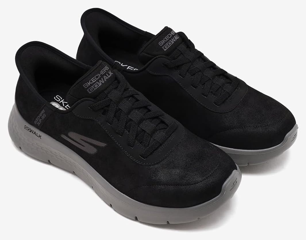 کفش پیادهروی مردانه Skechers Go Walk Flex-Smooth Motion مشکی مدل 216326Tk Blk کفش پیادهروی مردانه Skechers Go Walk Flex-Smooth Motion مشکی مدل 216326Tk Blk