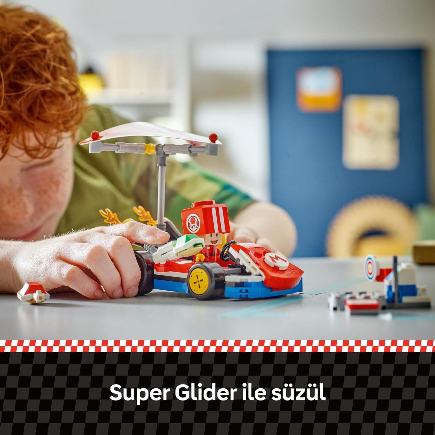 لگو Super Mario Mario Kart مدل 72032 با فیگور Toad لگو Super Mario Mario Kart مدل 72032 با فیگور Toad