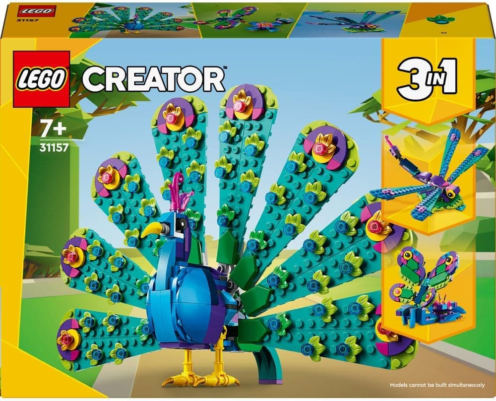 لگو Creator 3in1 Exotic Peacock مدل 31157 لگو Creator 3in1 Exotic Peacock مدل 31157