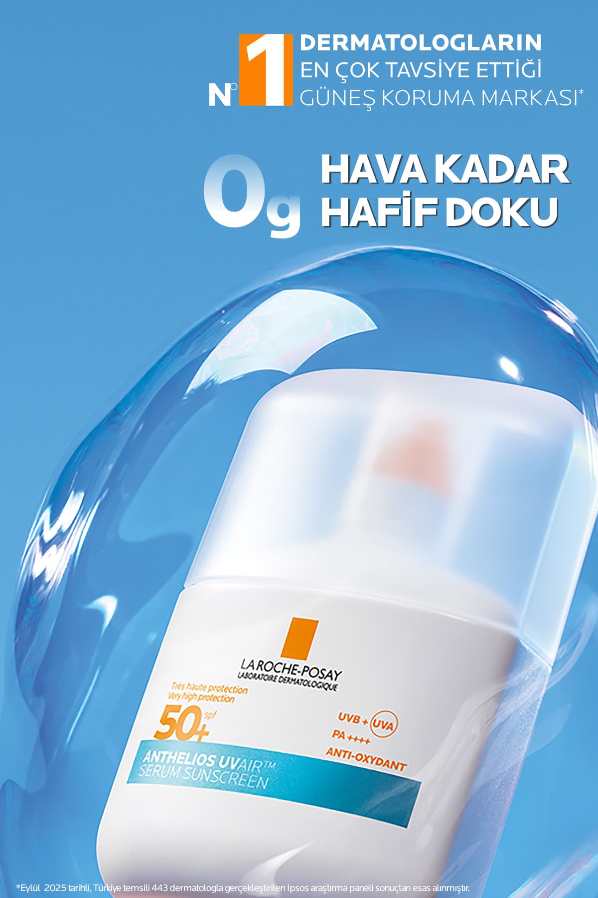 سرم ضدآفتاب صورت La Roche Posay Anthelios UVAIR با محافظت بسیار بالا SPF50+ 50 ml سرم ضدآفتاب صورت La Roche Posay Anthelios UVAIR با محافظت بسیار بالا SPF50+ 50 ml