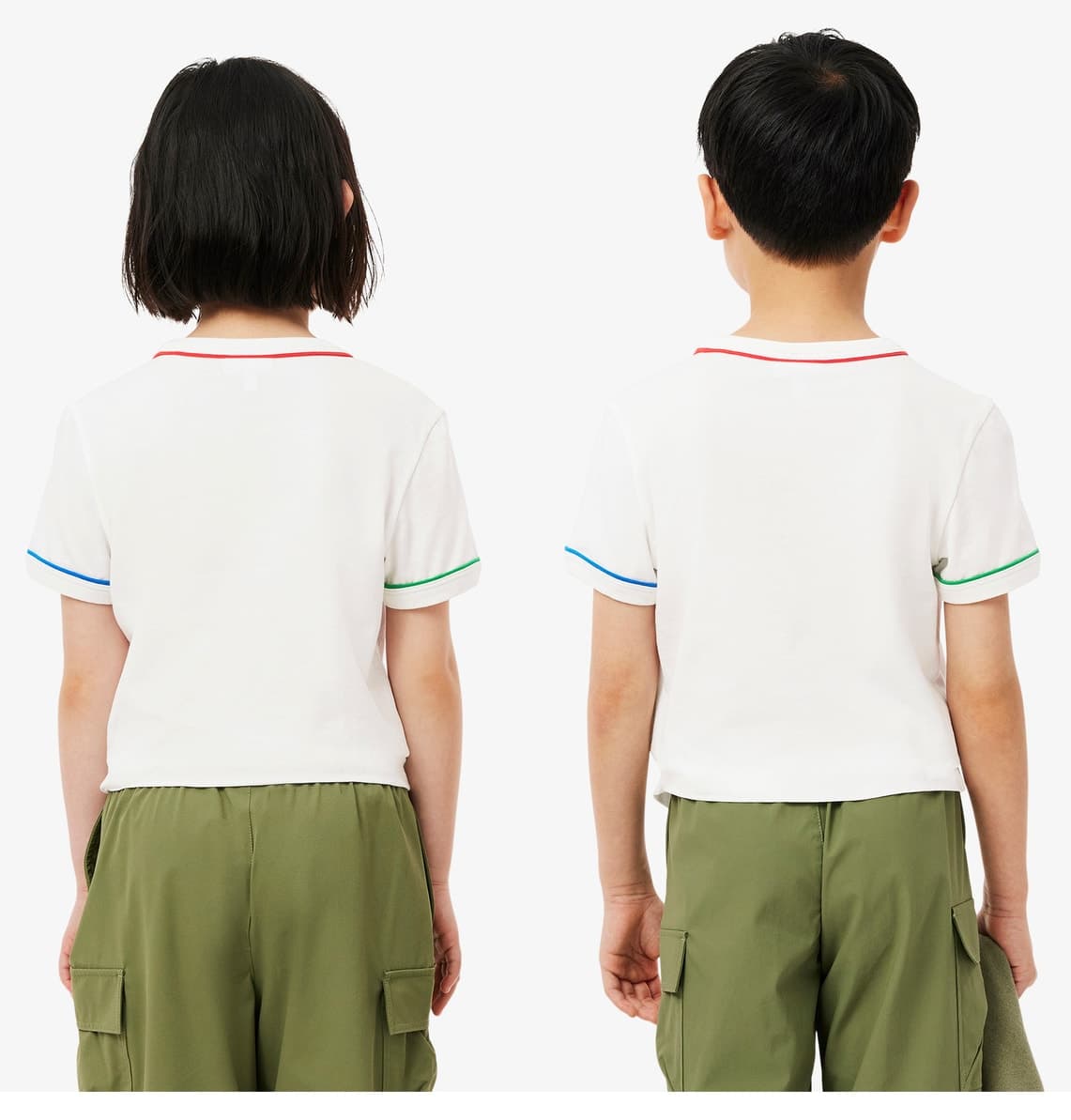 تیشرت بچگانه Lacoste یقه گرد کرم تیشرت بچگانه Lacoste یقه گرد کرم