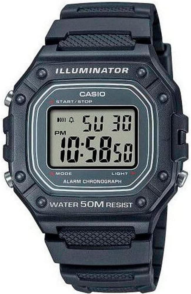 ساعت دیجیتال مردانه Casio ضدآب 50 متری کرنومتر مدل W218H ساعت دیجیتال مردانه Casio ضدآب 50 متری کرنومتر مدل W218H