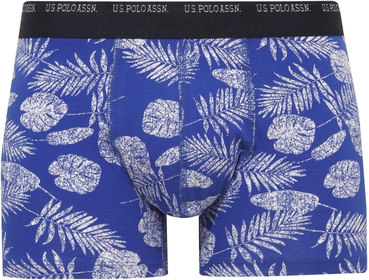 شورت باکسر مردانه U.S. POLO ASSN. سهتایی سرمهای-آبی ساکس-خاکستری آنتراسیت ملانژ شورت باکسر مردانه U.S. POLO ASSN. سهتایی سرمهای-آبی ساکس-خاکستری آنتراسیت ملانژ