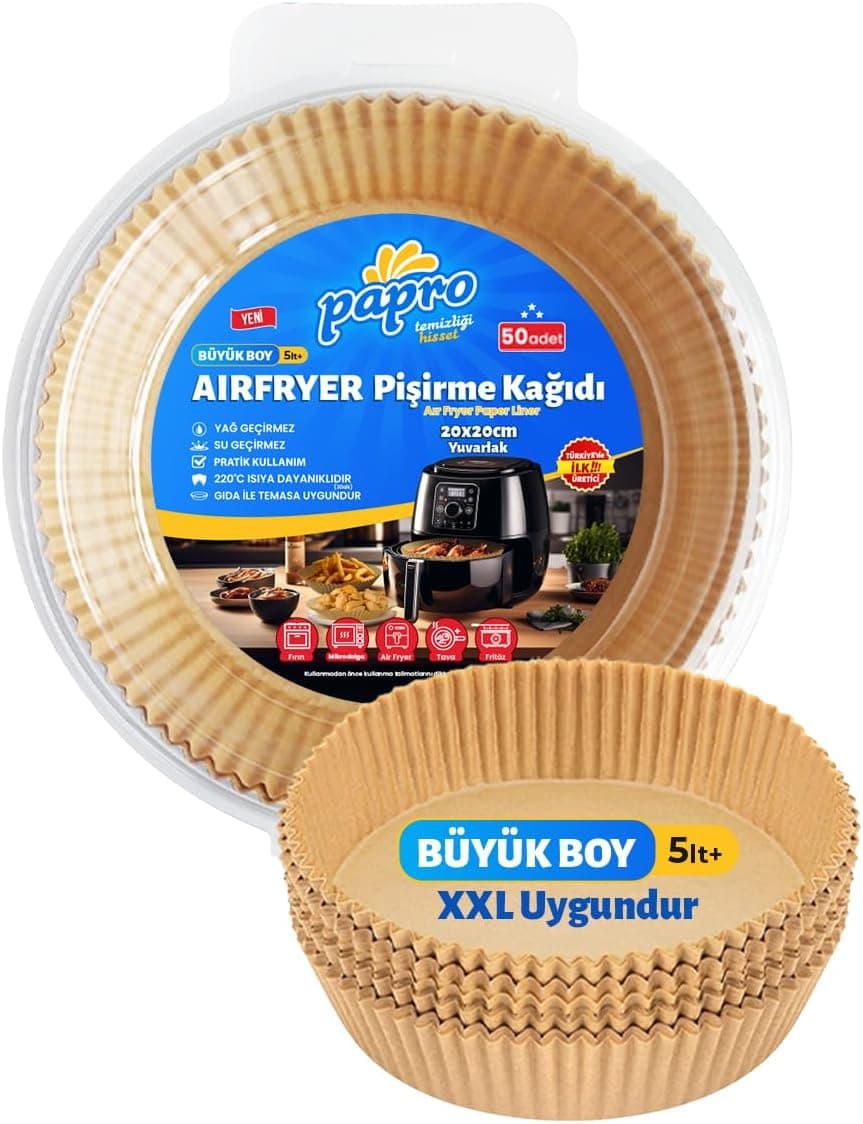 کاغذ پخت سرخکن بدون روغن papro مناسب XXL مربع 50 عدد 20x20 کاغذ پخت سرخکن بدون روغن papro مناسب XXL مربع 50 عدد 20x20