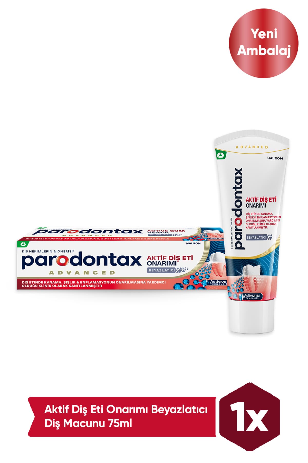 خمیر دندان Parodontax ترمیمکننده لثه و سفیدکننده فعال 75ml خمیر دندان Parodontax ترمیمکننده لثه و سفیدکننده فعال 75ml