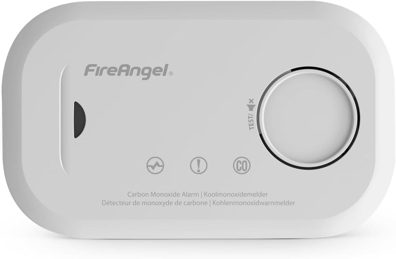 آشکارساز منواکسید کربن و آلارم FireAngel مدل FA6813-EUX10 با باتری قابل تعویض آشکارساز منواکسید کربن و آلارم FireAngel مدل FA6813-EUX10 با باتری قابل تعویض
