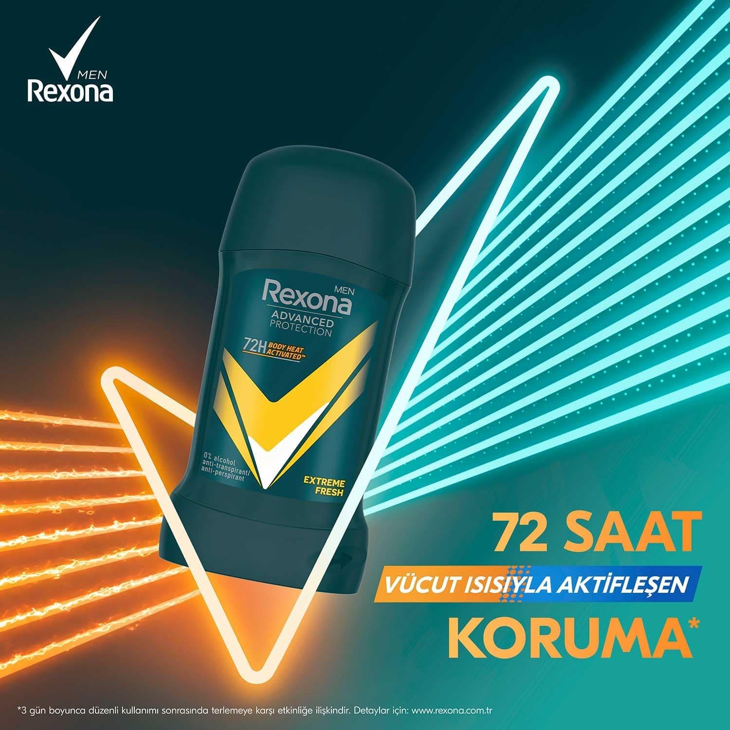دئودورانت استیکی مردانه Rexona Extra Fresh 50 میلیلیتر دئودورانت استیکی مردانه Rexona Extra Fresh 50 میلیلیتر