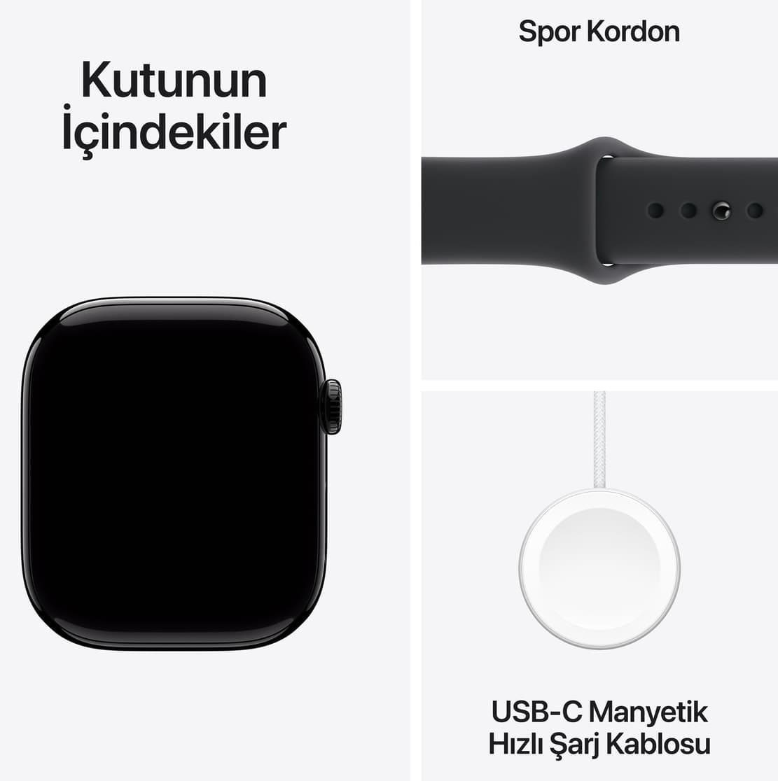 ساعت هوشمند Apple Watch Series 11 GPS 46mm بدنه آلومینیومی مشکی بند اسپرت مشکی M/L ساعت هوشمند Apple Watch Series 11 GPS 46mm بدنه آلومینیومی مشکی بند اسپرت مشکی M/L