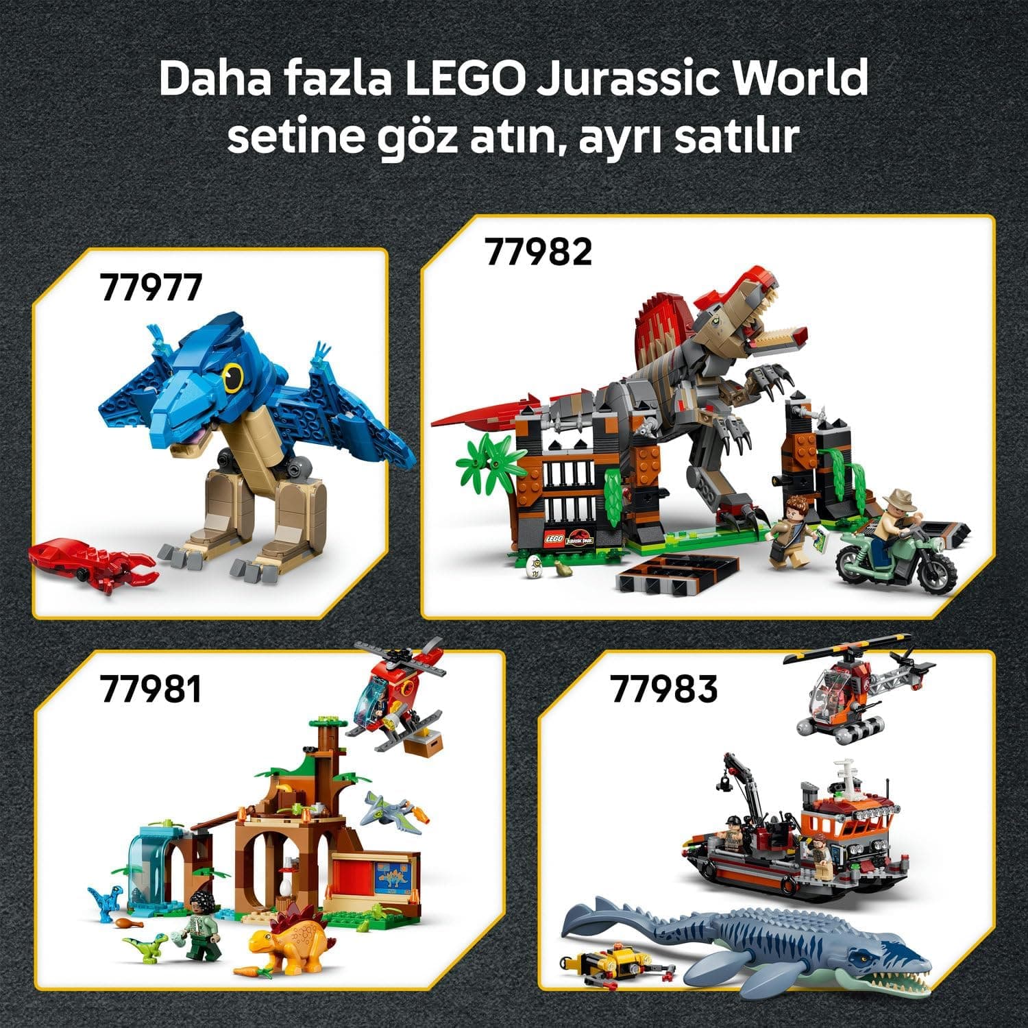 لگو Jurassic World کامیون حمل T. rex جوان مدل 77978 لگو Jurassic World کامیون حمل T. rex جوان مدل 77978