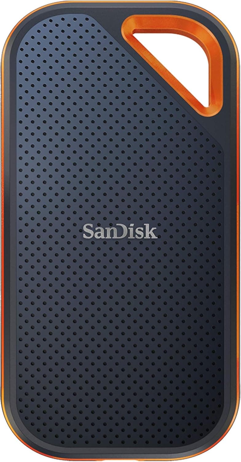 حافظه SSD قابلحمل NVMe SanDisk Extreme Pro مستحکم و مقاوم در برابر آب، USB C، تا 2000MB/s، آبی، مدل SDSSDE81 4T00 G25 4TB حافظه SSD قابلحمل NVMe SanDisk Extreme Pro مستحکم و مقاوم در برابر آب، USB C، تا 2000MB/s، آبی، مدل SDSSDE81 4T00 G25 4TB