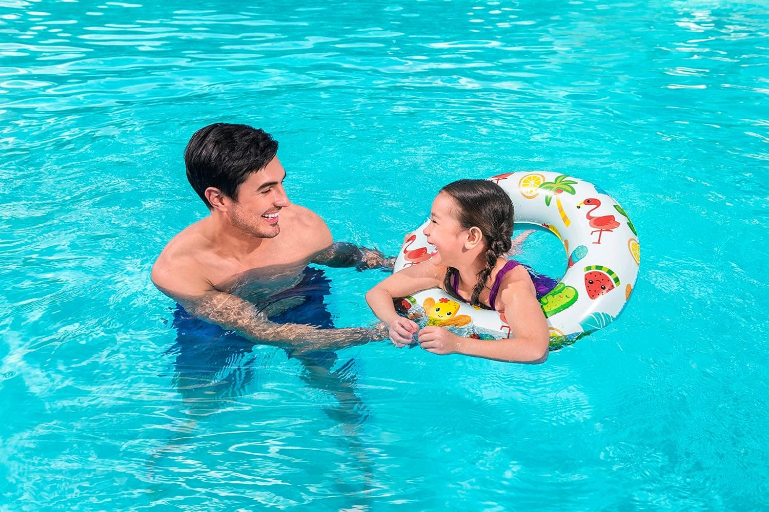 حلقه شنا Bestway Meyve Dünyası قطر 61 cm حلقه شنا Bestway Meyve Dünyası قطر 61 cm