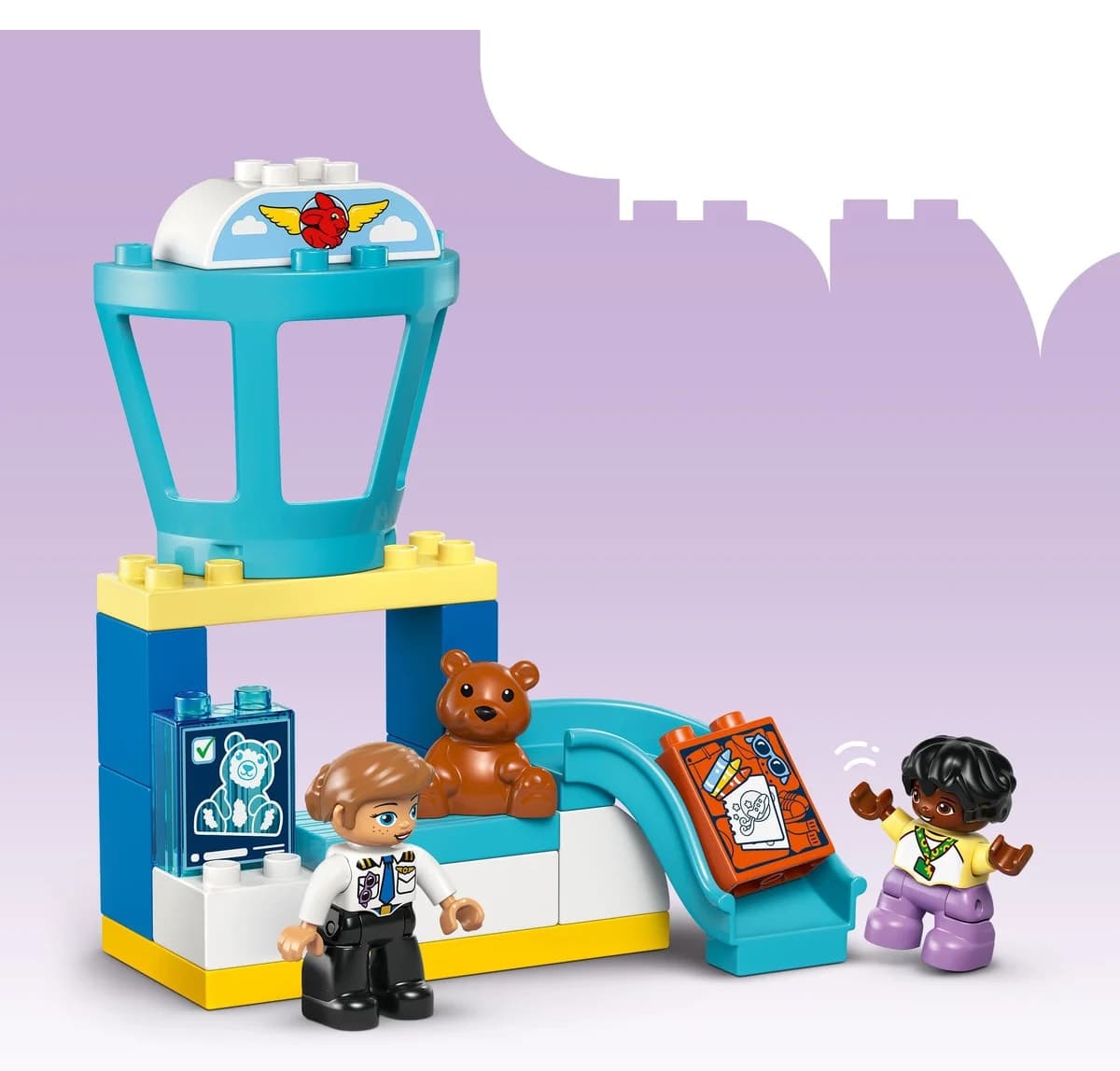 لگو DUPLO تجربه اولین فرودگاه مدل 10443 ۲۳ قطعه لگو DUPLO تجربه اولین فرودگاه مدل 10443 ۲۳ قطعه