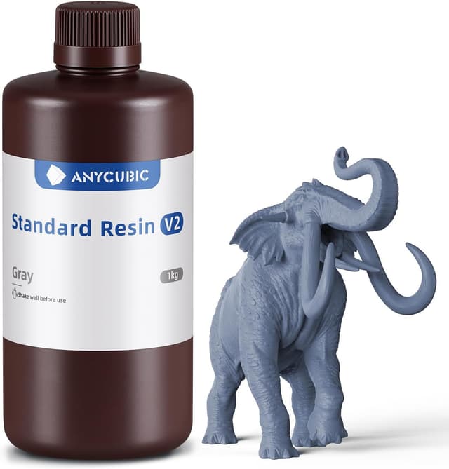 رزین پرینتر سه بعدی ANYCUBIC مدل 8K Standard Resin V2 خاکستری 1kg رزین پرینتر سه بعدی ANYCUBIC مدل 8K Standard Resin V2 خاکستری 1kg