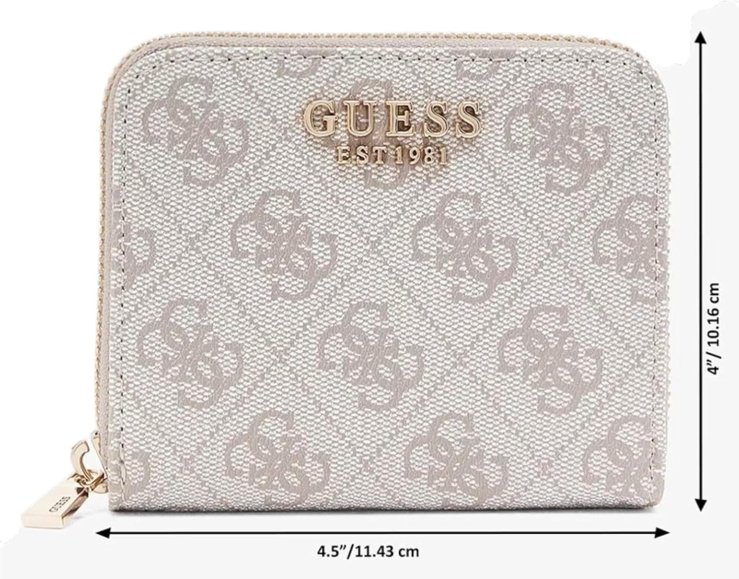 کیف پول زنانه GUESS کوچک زیپدار دور مدل Laurel II کیف پول زنانه GUESS کوچک زیپدار دور مدل Laurel II