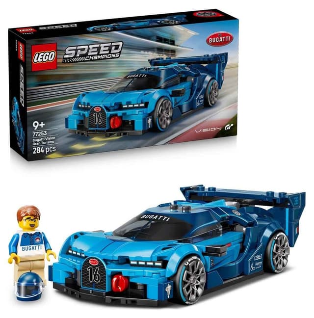 لگو 77253 Speed Champions Bugatti Vision Gran Turismo ماشین ابرسپرت لگو 77253 Speed Champions Bugatti Vision Gran Turismo ماشین ابرسپرت