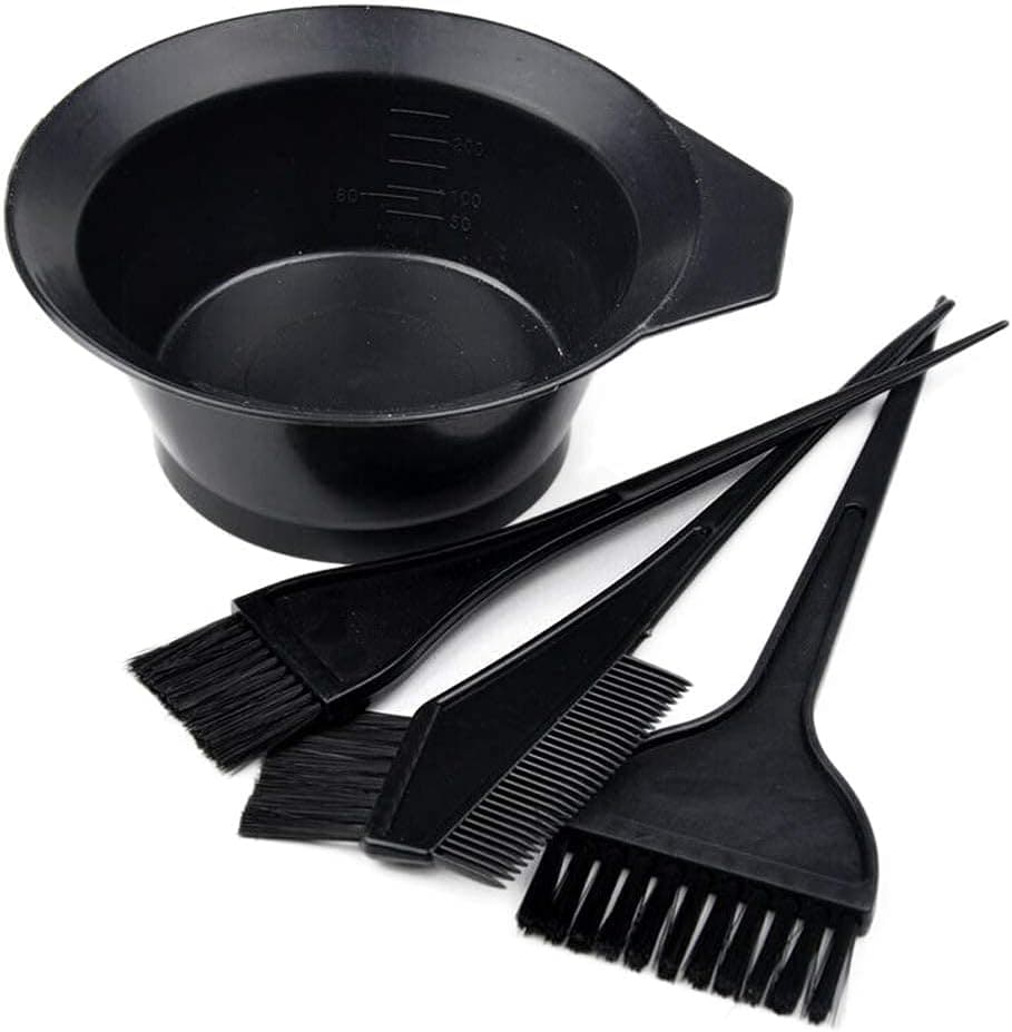 ست کاسه و برس رنگ مو Moonmini مدل 4Pcs ست کاسه و برس رنگ مو Moonmini مدل 4Pcs