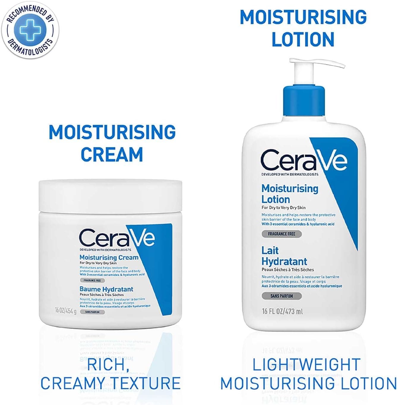 لوسیون آبرسان CeraVe حجم 473 ml لوسیون آبرسان CeraVe حجم 473 ml
