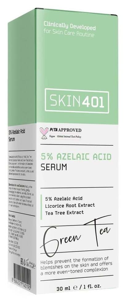 سرم روزانه Skin401 آزلائیک اسید آرامبخش %5 مدل START 30 ml سرم روزانه Skin401 آزلائیک اسید آرامبخش %5 مدل START 30 ml