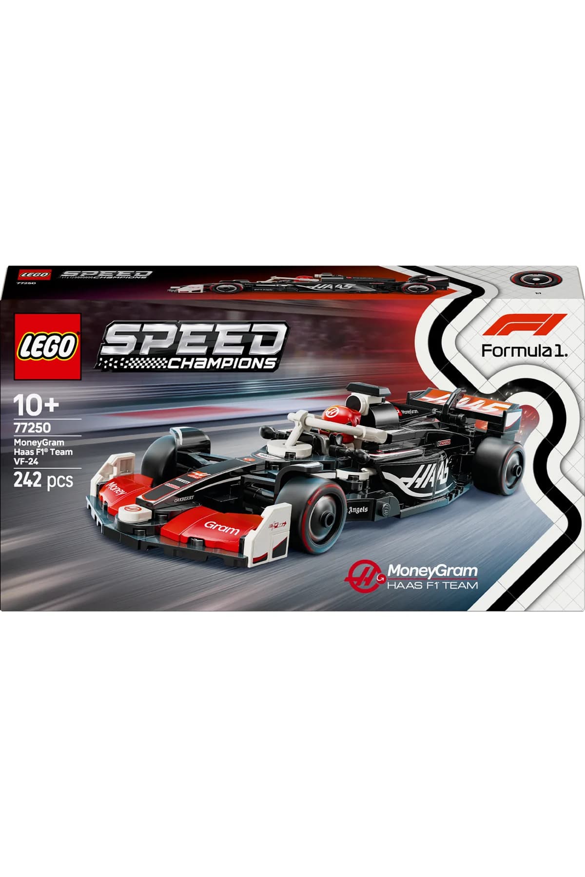ماشین مسابقهای اسباببازی لگو Speed Champions MoneyGram Haas F1® Team VF-24 مدل 77250 ماشین مسابقهای اسباببازی لگو Speed Champions MoneyGram Haas F1® Team VF-24 مدل 77250