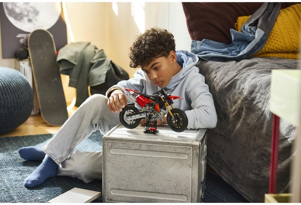 لگو Technic Ducati Desmo450 MX Factory موتورسیکلت ساختنی مدل 42238 لگو Technic Ducati Desmo450 MX Factory موتورسیکلت ساختنی مدل 42238