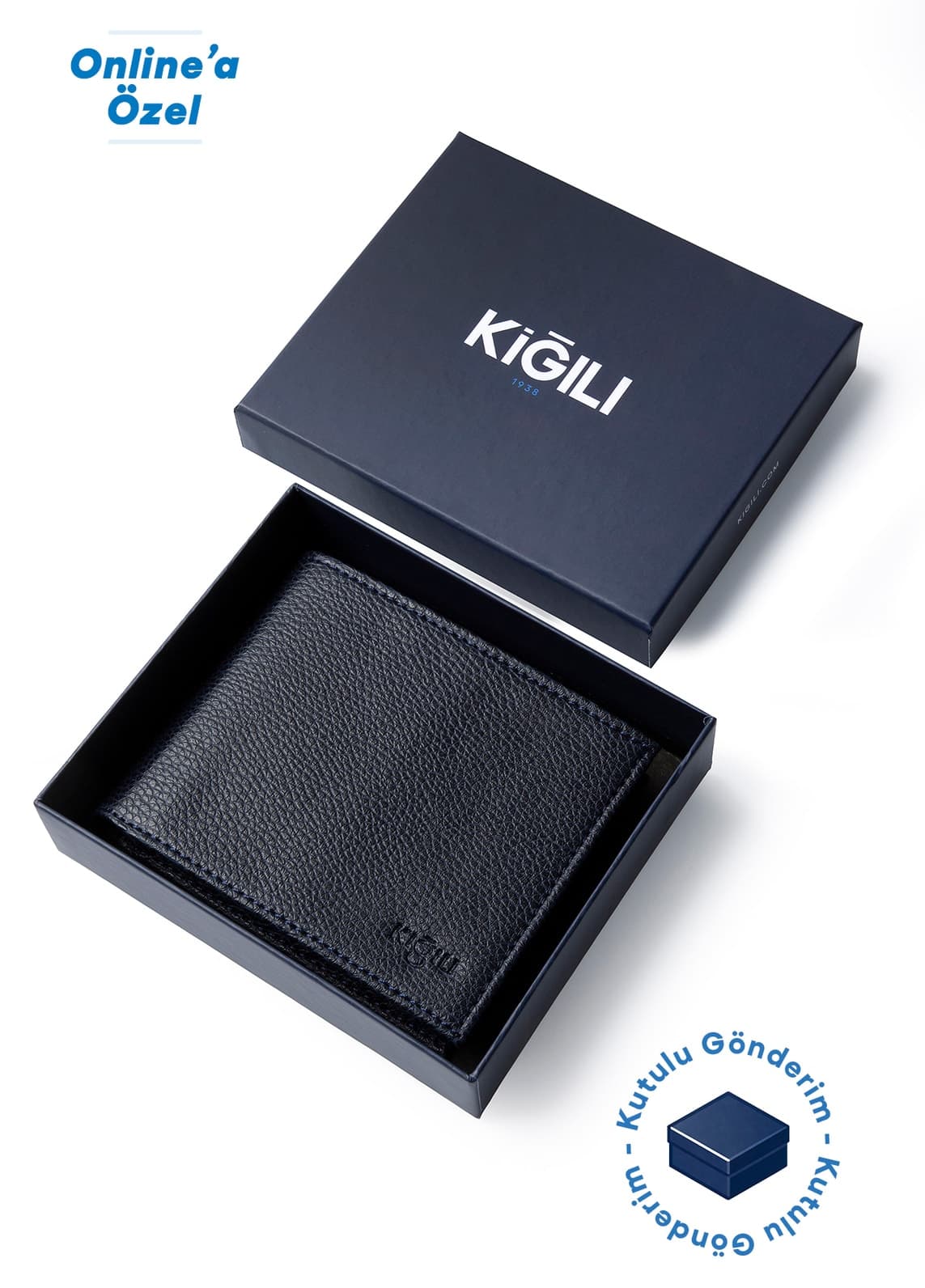 کیف پول کارتخوان مردانه Kiğılı ساده دارای جیب سکه همراه با جعبه هدیه کیف پول کارتخوان مردانه Kiğılı ساده دارای جیب سکه همراه با جعبه هدیه