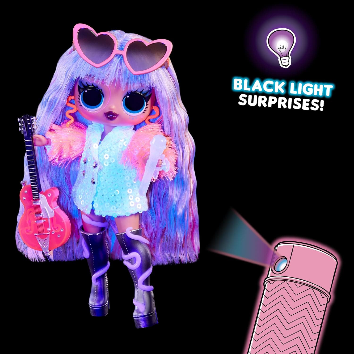 عروسک دخترانه L.O.L. Surprise! Tweens Neon Pop مدل Thea 120650 عروسک دخترانه L.O.L. Surprise! Tweens Neon Pop مدل Thea 120650