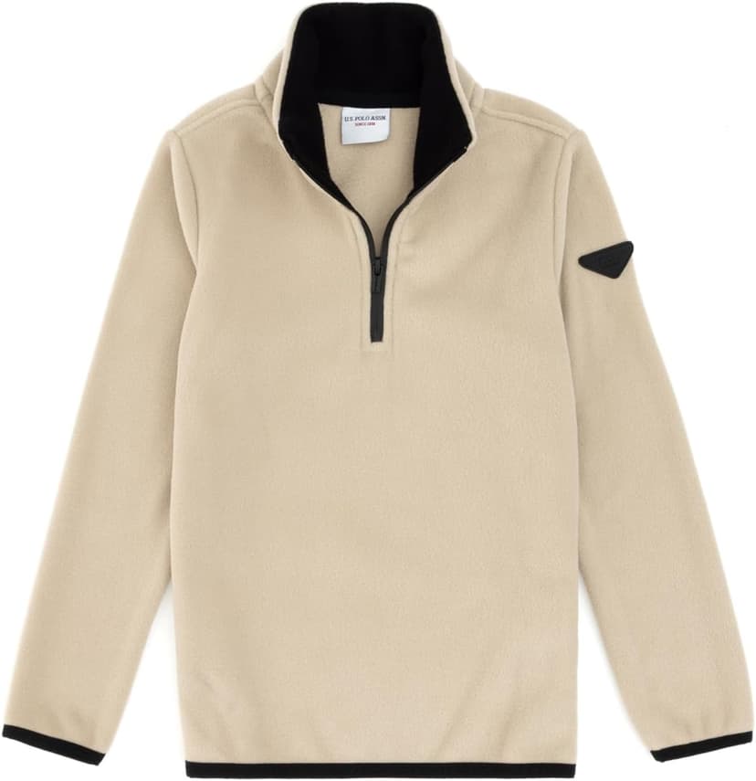 سوئیشرت پسرانه بژ تیره U.S. POLO ASSN. مدل 50313841-VR088 سوئیشرت پسرانه بژ تیره U.S. POLO ASSN. مدل 50313841-VR088