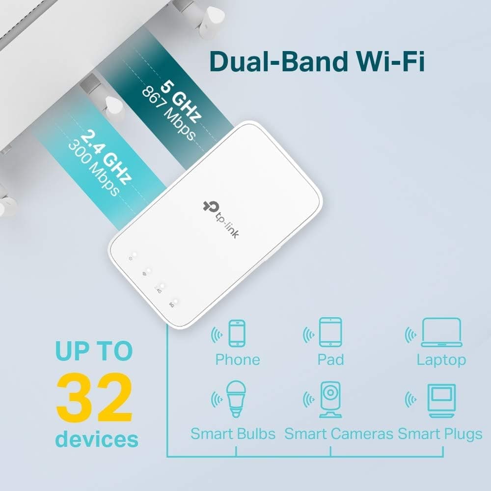 توسعهدهنده برد وایفای Mesh TP-Link MERCUSYS مدل AC1200 توسعهدهنده برد وایفای Mesh TP-Link MERCUSYS مدل AC1200