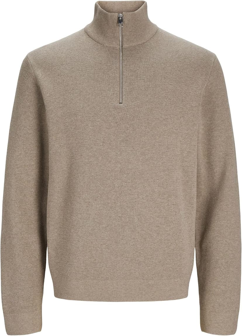 بلوز بافت مردانه JACK & JONES نیم زیپ مدل Jprblamilano بلوز بافت مردانه JACK & JONES نیم زیپ مدل Jprblamilano