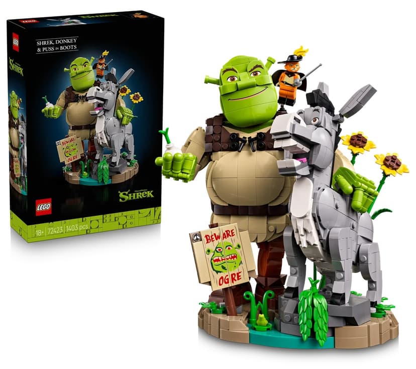 لگو Shrek بزرگسالان با 1403 قطعه مدل 72423 لگو Shrek بزرگسالان با 1403 قطعه مدل 72423