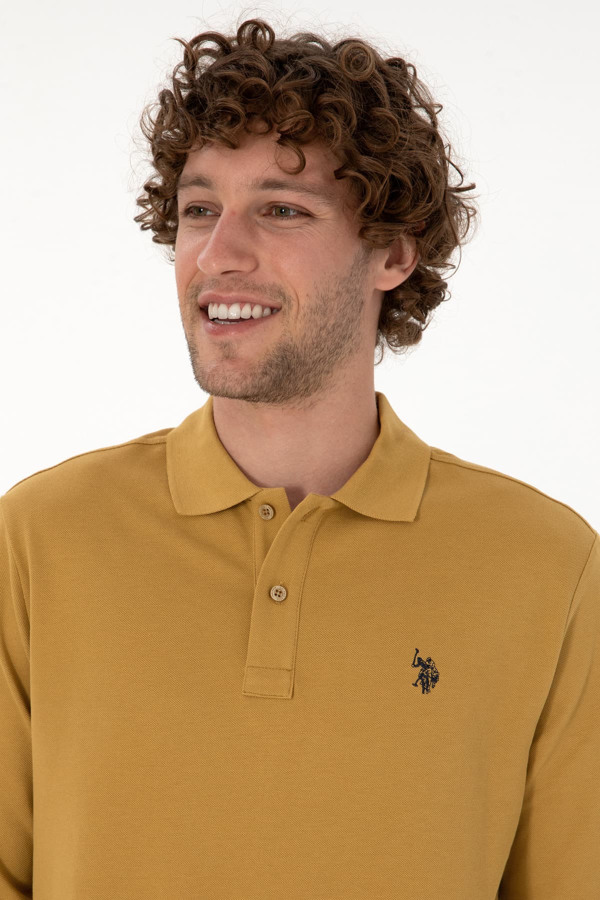 سوئشرت مردانه U.S. Polo Assn. فیت معمولی یقه پولو سبز مدل 50307688-VR235 سوئشرت مردانه U.S. Polo Assn. فیت معمولی یقه پولو سبز مدل 50307688-VR235